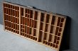 画像5: U.S.A. antique HAMILTON WOODEN PRINTER'S TRAY アメリカアンティーク ハミルトン 木製プリンタートレイ プリンターズトレイ ヴィンテージ プリンタートレイ 1940-60's (5)