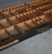 画像2: U.S.A. antique HAMILTON WOODEN PRINTER'S TRAY アメリカアンティーク ハミルトン 木製プリンタートレイ プリンターズトレイ ヴィンテージ プリンタートレイ 1940-60's (2)