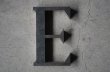 画像2: U.S.A. antique SIGN【E】 アメリカアンティーク メタル アルファベット レターサイン 【E】ヴィンテージ 1950-70's (2)