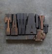 画像2: U.S.A. antique Letterpress 9cs アメリカアンティーク 木製プリンターブロック 9個セット H8.5cm〜H4.2cm  ヴィンテージ スタンプ ビンテージ はんこ 1900-60's  (2)
