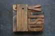 画像4: U.S.A. antique Letterpress 6cs アメリカアンティーク 木製プリンターブロック 6個セット H8.5cm〜H4.2cm  ヴィンテージ スタンプ ビンテージ はんこ 1900-60's  (4)