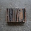 画像2: U.S.A. antique Letterpress 6pcs アメリカアンティーク 木製プリンターブロック 6個 Ｈ4.3ｃｍ ヴィンテージ スタンプ ビンテージ はんこ 数字 1900-40's  (2)