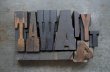 画像4: U.S.A. antique Letterpress 9cs アメリカアンティーク 木製プリンターブロック 9個セット H8.5cm〜H4.2cm  ヴィンテージ スタンプ ビンテージ はんこ 1900-60's  (4)