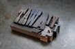 画像3: U.S.A. antique Letterpress 9cs アメリカアンティーク 木製プリンターブロック 9個セット H8.5cm〜H4.2cm  ヴィンテージ スタンプ ビンテージ はんこ 1900-60's  (3)
