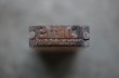 画像4: U.S.A. antique Letterpress 2pcs アメリカアンティーク メタル木製プリンターブロック 2個 ヴィンテージ スタンプ ビンテージ はんこ 数字 1900-40's 