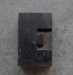 画像2: U.S.A. antique Letterpress 【E】アメリカアンティーク 木製プリンターブロック Ｈ5cm ヴィンテージ スタンプ ビンテージ はんこ 数字 1900-40's  (2)