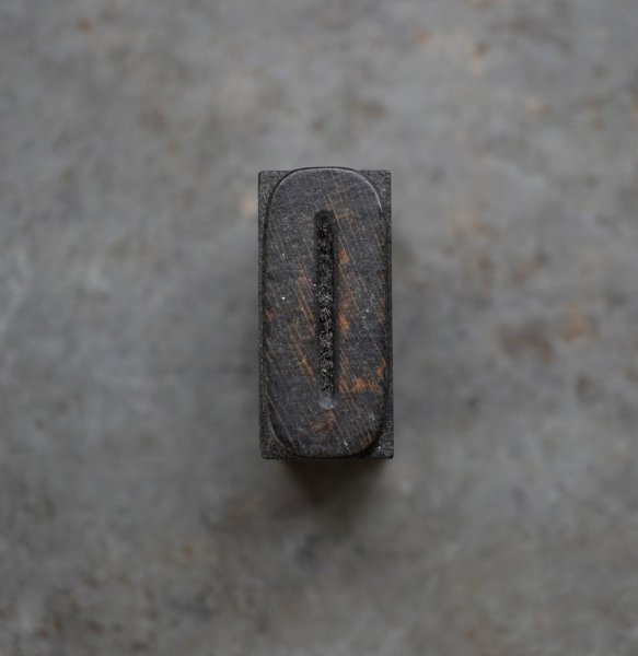 画像1: U.S.A. antique Letterpress 【O】アメリカアンティーク 木製プリンターブロック Ｈ2.5cm ヴィンテージ スタンプ ビンテージ はんこ 数字 1900-40's  (1)