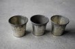 画像3: ENGLAND antique Baking Tin Small CUPS 3pcs イギリスアンティーク 小さなベーキングティンモールド カップ 3個セット ヴィンテージ 焼き型 菓子型 ケーキ 1930-50’ｓ (3)