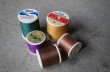 画像2: U.S.A. antique Wooden Spools アメリカアンティーク スプール 糸巻き 糸 5個セット  ヴィンテージ 1960-90's