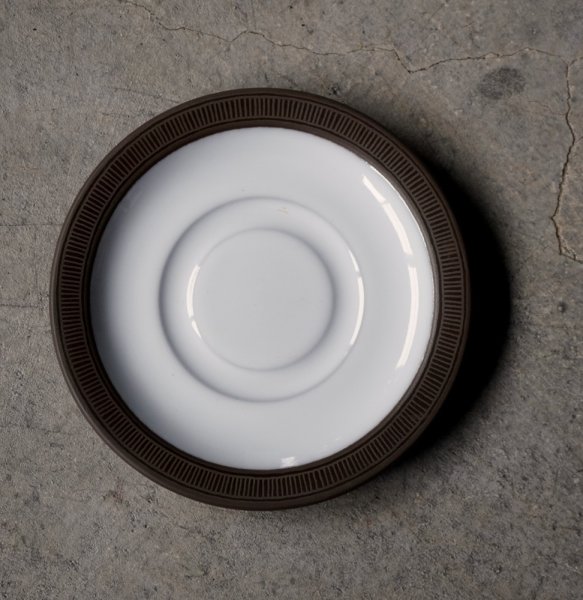 画像1: ENGLAND antique HORNSEA  Palatine SAUCER イギリスアンティーク ホーンジー パラティン ソーサー  ヴィンテージ 1976's (1)