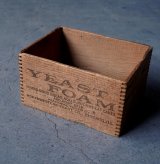 画像: U.S.A. antique YEAST FORM WOODEN BOX アメリカアンティーク 木製 ウッドボックス ヴィンテージ 木箱 1920-1940's