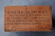画像5: U.S.A. antique YEAST FORM WOODEN BOX アメリカアンティーク 木製 ウッドボックス ヴィンテージ 木箱 1920-1940's (5)