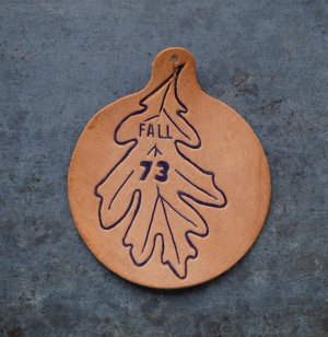 画像: USA antique LEATHER TAG アメリカアンティーク レザータグ ラベル ヴィンテージ ワッペン ビンテージ 1970-90's 