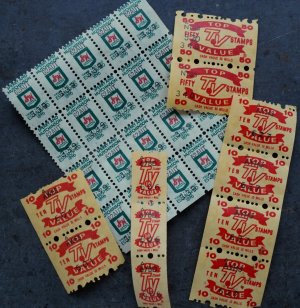 画像: U.S.A. antique GREEN STAMP & TOP VALUE STAMP COUPON アメリカアンティーク グリーンスタンプ＆トップヴァリュークーポン シールスタンプ ヴィンテージ 1970-90's