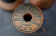 画像4: U.S.A. antique Wooden Spools アメリカアンティーク  英字ロゴ入 刻印入 木製スプール 糸巻き 糸 3個セット  ヴィンテージ 1920-40's