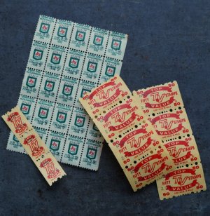 画像: U.S.A. antique GREEN STAMP & TOP VALUE STAMP COUPON アメリカアンティーク グリーンスタンプ＆トップヴァリュークーポン シールスタンプ ヴィンテージ 1970-90's