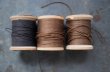 画像2: U.S.A. antique Wooden Spools アメリカアンティーク 木製スプール 糸巻き 糸 3個セット  ヴィンテージ 1960-90's