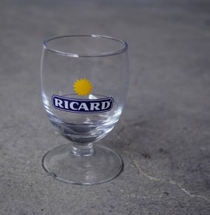 画像: 【OUTLET】FRANCE antique RICARD GLASS フランスアンティーク リカール 脚付きグラス 1960's 