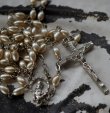 画像1: ITALY antique  Rosary イタリアアンティーク ロザリオ 十字架 ヴィンテージ 1970-90's  