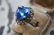 画像3: WEST GERMANY antique RING 西ドイツアンティーク コスチュームジュエリー ヴィンテージ リング 指輪 1960－80's  (3)