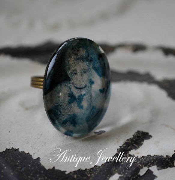 画像1: U.S.A. antique RING アメリカアンティーク コスチュームジュエリー ヴィンテージ リング 指輪 1960－80's  (1)
