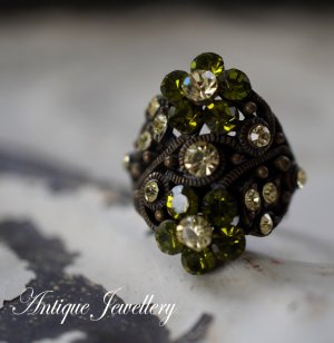 画像: U.S.A. antique RING アメリカアンティーク コスチュームジュエリー ヴィンテージ リング 指輪 1960－80's 