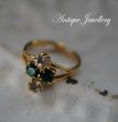 画像2: U.S.A. antique RING アメリカアンティーク コスチュームジュエリー ヴィンテージ リング 指輪 1960－80's  (2)