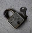 画像1: SALE【30%OFF】U.S.A. antique Master PADLOCK アメリカアンティーク  刻印入 パドロック 南京錠 ヴィンテージ ビンテージ 1940－60's