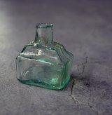 画像: ENGLAND antique Ink Bottle イギリスアンティーク ガラス インクボトル 瓶 ガラスボトル 1890－1910's