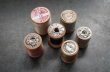 画像2: U.S.A. antique Wooden Spools アメリカアンティーク 木製スプール 糸巻き 糸 6個セット  ヴィンテージ 1950-70's (2)
