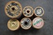 画像4: U.S.A. antique Wooden Spools アメリカアンティーク 木製スプール 糸巻き 糸 6個セット  ヴィンテージ 1950-70's (4)