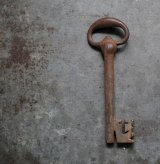 画像: FRANCE antique KEY フランスアンティークキー 大きな鍵 H10.8cm 1890-1920's