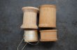 画像8: U.S.A. antique Wooden Spools アメリカアンティーク  英字ロゴ入 刻印入 木製スプール 糸巻き 糸 4個セット  ヴィンテージ 1920-40's (8)