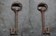 画像2: FRANCE antique KEY フランスアンティークキー 大きな鍵 H10.8cm 1890-1920's (2)