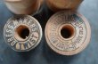 画像4: U.S.A. antique Wooden Spools アメリカアンティーク  英字ロゴ入 刻印入 木製スプール 糸巻き 糸 4個セット  ヴィンテージ 1920-40's (4)