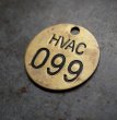 画像2: U.S.A. antique Number Tag アメリカアンティーク ナンバータグ ナンバープレート ブラス 真鍮 ヴィンテージ 1940-60's  (2)