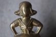 画像3: ENGLAND antique Brass Table Ball イギリスアンティーク ブラス テーブルベル ドールベル ハンドベル ベル真鍮製 1940-50's  (3)