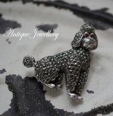 画像: ENGLAND antique PAN Brooch イギリスアンティーク DOG 犬 ドッグ ブローチ コスチュームジュエリー ヴィンテージ ブローチ 1950-80's 