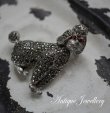 画像2: ENGLAND antique PAN Brooch イギリスアンティーク DOG 犬 ドッグ ブローチ コスチュームジュエリー ヴィンテージ ブローチ 1950-80's 