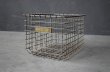 画像3: U.S.A. antique Wire Basket アメリカアンティーク AMERICAN WIRE FORM CO. ナンバータグ付き ワイヤーバスケット 1940-50's  (3)