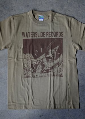 画像: WATERSLIDE RECORDS Tシャツ (S)