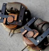 画像: U.S.A. antique GENERAL ELECTRIC wall clock  MOVEMENT PARTS GE 2pcs アメリカアンティーク ムーブメント 掛け時計 機械部品 2個セット ジャンク ヴィンテージ 1940-70's