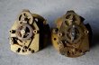 画像2: FRANCE antique  BRILLIE wall clock MOVEMENT PARTS 2pcs フランスアンティーク 掛け時計 ムーブメント 機械部品 2個セット ジャンク ヴィンテージ 1940-70's
