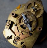 画像: FRANCE antique  BRILLIE wall clock MOVEMENT PARTS フランスアンティーク 掛け時計 ムーブメント 機械部品 ジャンク ヴィンテージ 1940-70's