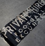 画像: ENGLAND antique BUS ROLL SIGN イギリスアンティーク バスサイン H26xW78cm ヴィンテージ バスロールサイン 行先回転案内標示  1950-70's