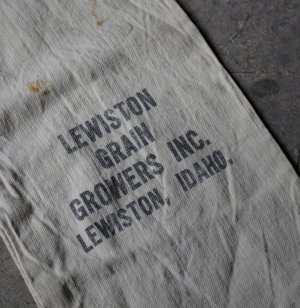 画像: U.S.A. antique GRAIN BAG アメリカアンティーク 穀物袋 キャンバス地  バッグ 布袋 ヴィンテージ 1950-70's