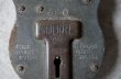 画像4: ENGLAND antique PADLOCK イギリスアンティーク クマ型 刻印入り パドロック NO KEY ヴィンテージ 1920-40's (4)