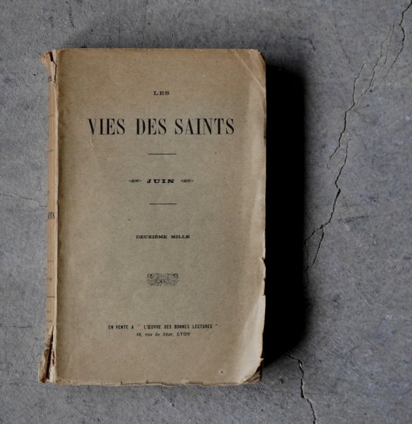 画像1: FRANCE antique BOOK フランス アンティーク ブック book 本 古書 洋書 1910's (1)