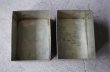 画像5: ENGLAND antique TEA TINS 2pcs イギリスアンティーク ナンバー入 紅茶缶 2個SET サンプル ティン缶 ブリキ缶 1920-30's  (5)