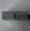 画像1: ENGLAND antique TEA TINS 2pcs イギリスアンティーク ナンバー入 紅茶缶 2個SET サンプル ティン缶 ブリキ缶 1920-30's  (1)